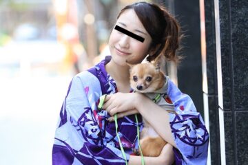 JAV HD Pick up a dog-loving yukata beauty while walking the dog! Rei Sasaki 