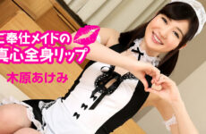Cute Maid’s Sincere Full-body Petting Service Akemi Kihara